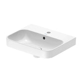 حوض فوق الرخامة بفتحه خلاط ابيض ديورافيت