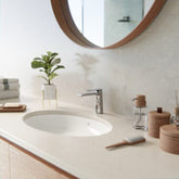 حوض صيني تحت الرخامه ابيض لامع ديورافيت