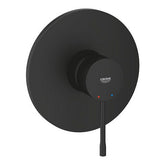 خلاط البانيو المزود بمقبض فردي أسود داكن جروهي