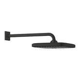 طقم الدش الرأسي برذاذ واحد أسود مط جروهي