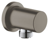 كوع مخرج دش بقياس 1/2 بوصة بدون حامل أسود مط جروهي