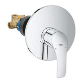 خلاط دش بمقبض فردي مقاس 1/2 بوصة كروم جروهي