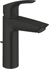 أسود مط M خلاط حوض بمقبض فردي بقياس 1/2 بوصة مقاس