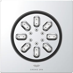 رذاذ جسم مكعب بتقنيتين لرذاذ المياه كروم من جروهي