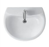 حوض حمام ساقط كونترتوب 48×60 سم سبيس أبيض ايديال ستاندرد