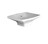 حوض اندبندنت مستطيل 45×60 سم أبيض ايديال ستاندرد - G416001