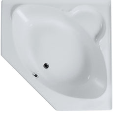 GA961 - بانيو كونتور 110×110 أبيض ايديال ستاندرد