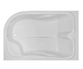 G8822- بانيو تونك يمين 180×120 أبيض ايديال ستاندرد