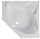 G8897- بانيو كونتور أبيض 135×135 ايديال ستاندرد