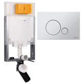 خزان دفن بالوش نصف شاسيه كروم لامع ديورافيت