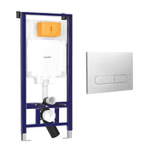 خزان دفن مع لوحة طرد شاسيه كامل كروم من ديورافيت