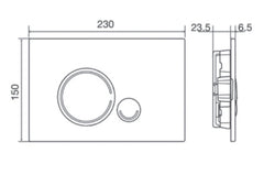 ضاغط امامى مزدوج الضغط بيتا 120 كروم لامع من ديورافيت