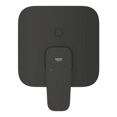 خلّاط بانيو بمقبض فردي مع محول باتجاهين أسود مط جروهي