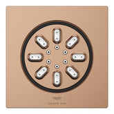 جيت رشاش مربع بنمطين رش نحاسي دافئ مطفي جروهي