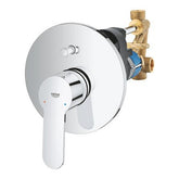 خلاط بانيو بمقبض فردي مقاس 1/2 بوصة كروم جروهي