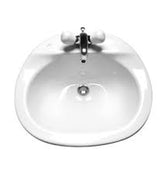 حوض صيني ايزيس ابيض ايديال