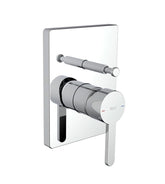 خلاط بانيو ودش دفن مربع كروم روكا