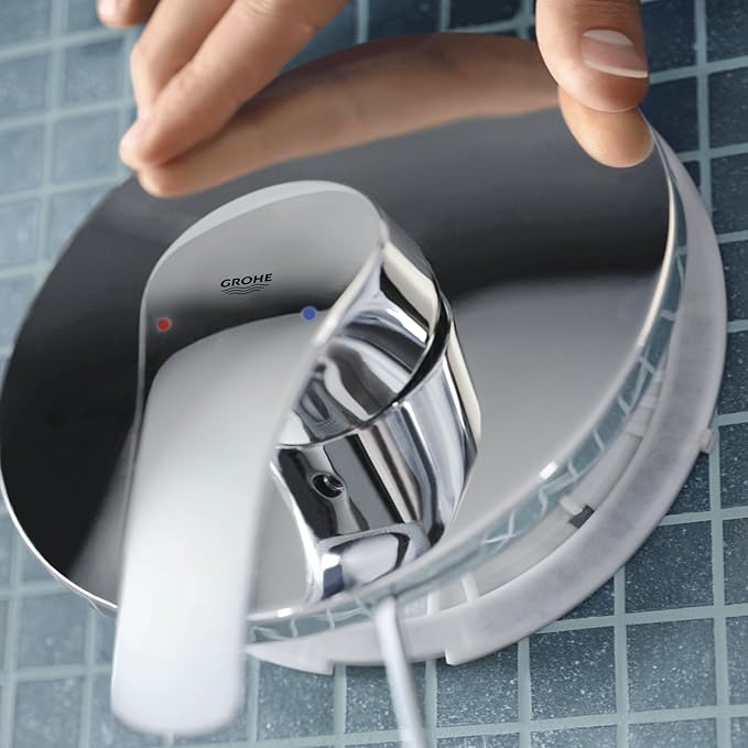 خلاط دش قائم بدون محول كروم جروهي