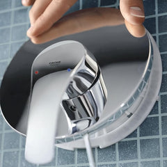 خلاط دش قائم بدون محول كروم جروهي