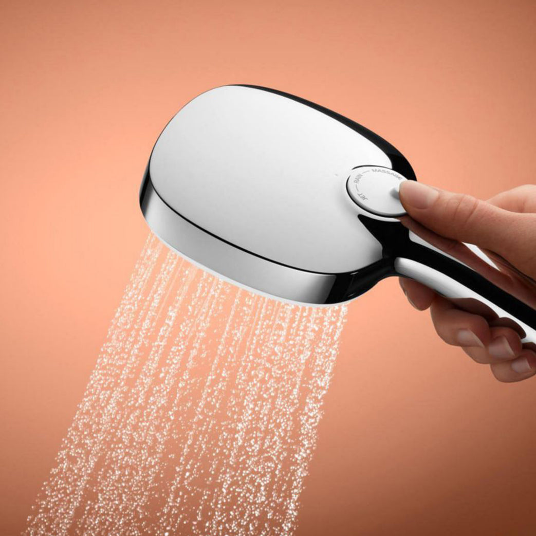 طقم عمود دش بنمطين للرش كروم جروهي