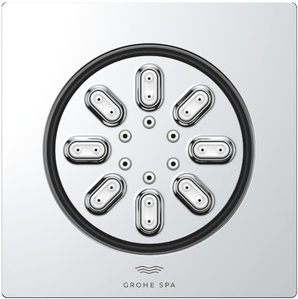 رذاذ جسم مكعب بتقنيتين لرذاذ المياه كروم من جروهي