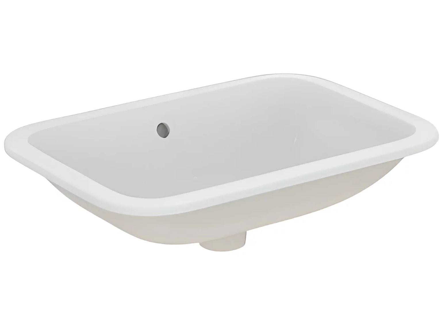 حوض يثبت تحت سطح افقي 58×41 سم كونكت أبيض ايديال ستاندرد