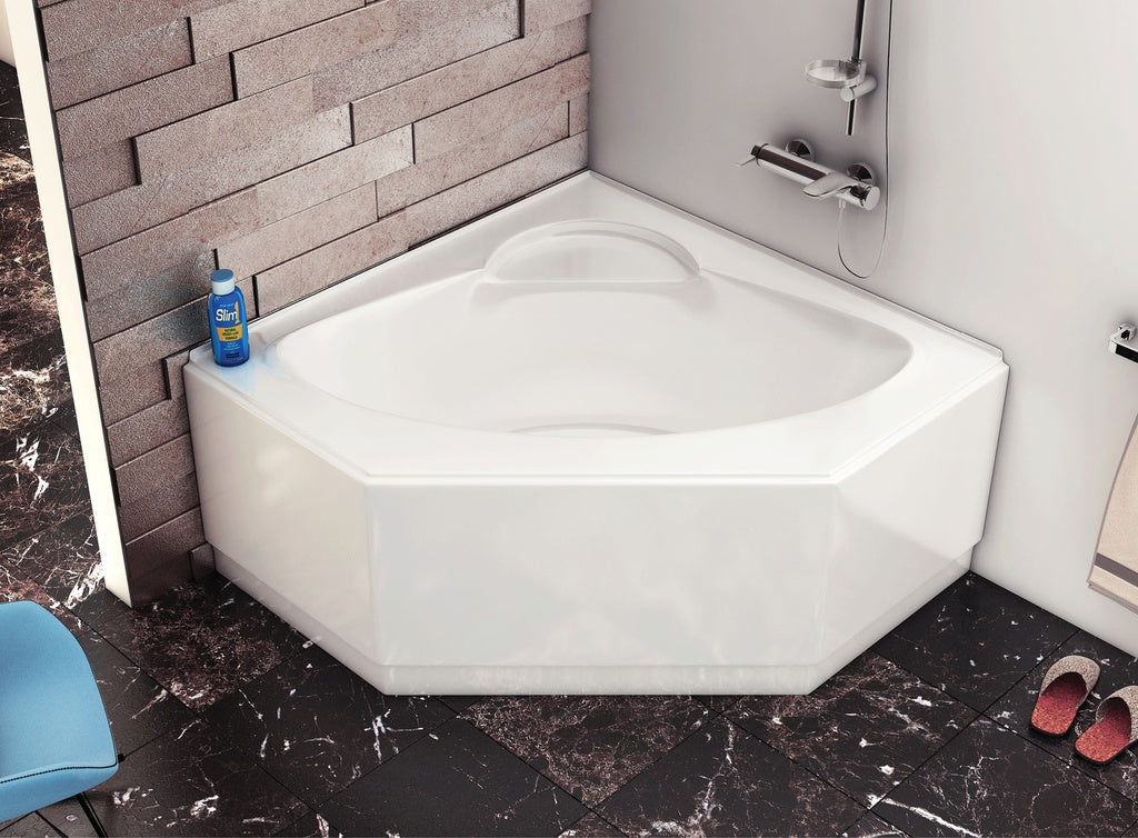 GA961 - بانيو كونتور 110×110 أبيض ايديال ستاندرد