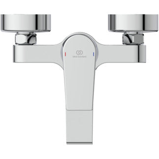 خلاط بانيو ودش تيسى بمقبض فردى كروم أيديال ستاندرد