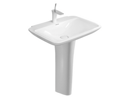 عامود حوض بيورافيدا أبيض ديورافيت