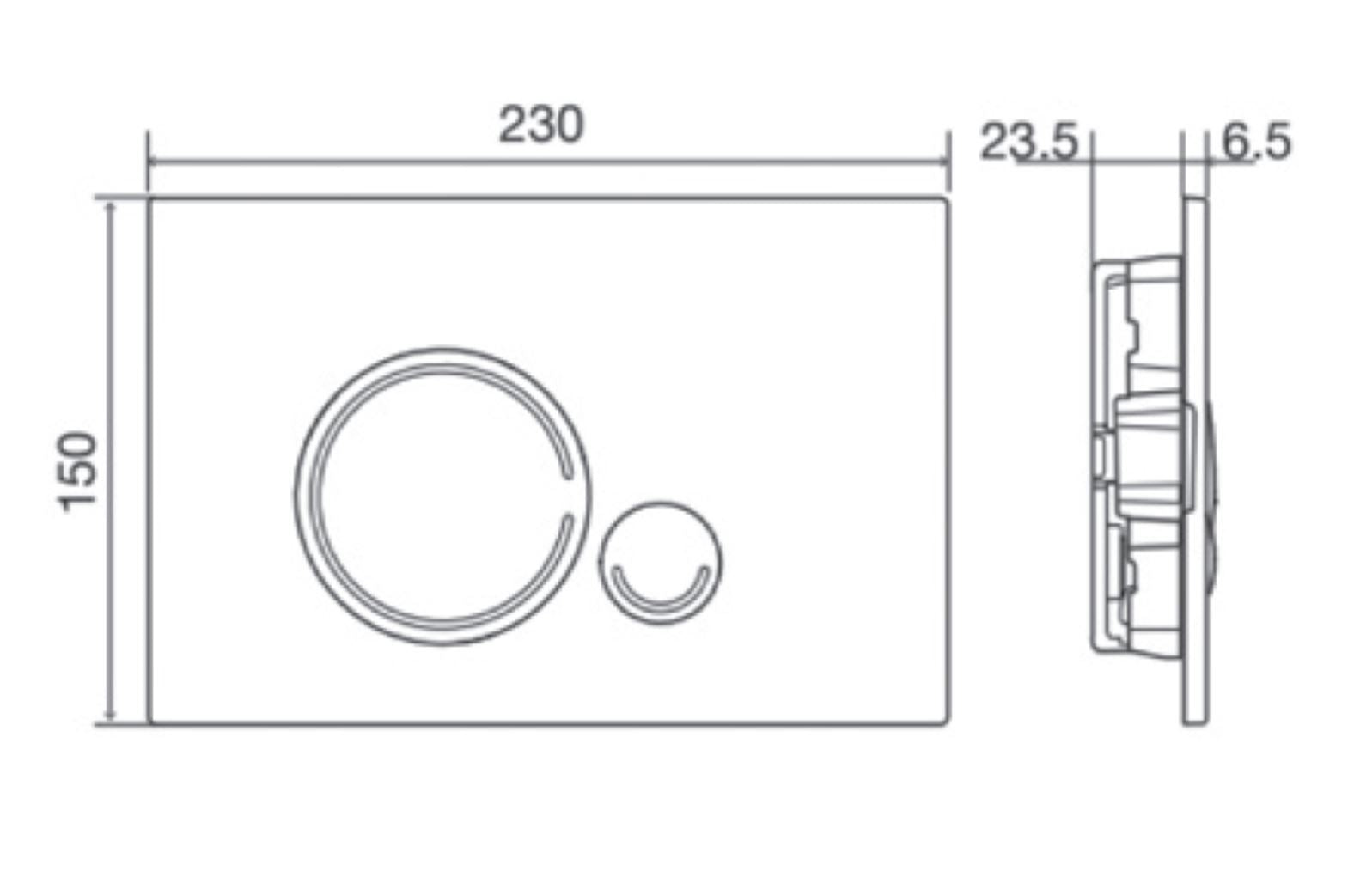ضاغط امامى مزدوج الضغط بيتا 120 كروم لامع من ديورافيت