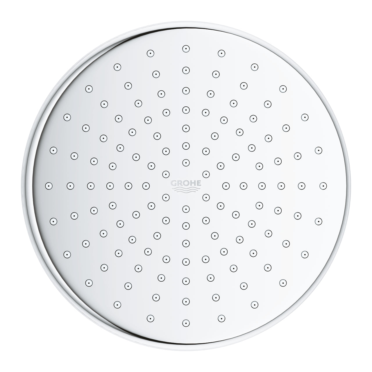 طقم رأس دش بقياس 286 مم برشاش واحد كروم جروهي