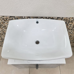 حوض اندبندنت مستطيل 45×60 سم أبيض ايديال ستاندرد - G416001