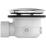 طابق حمام قدم كروم لامع ايديال